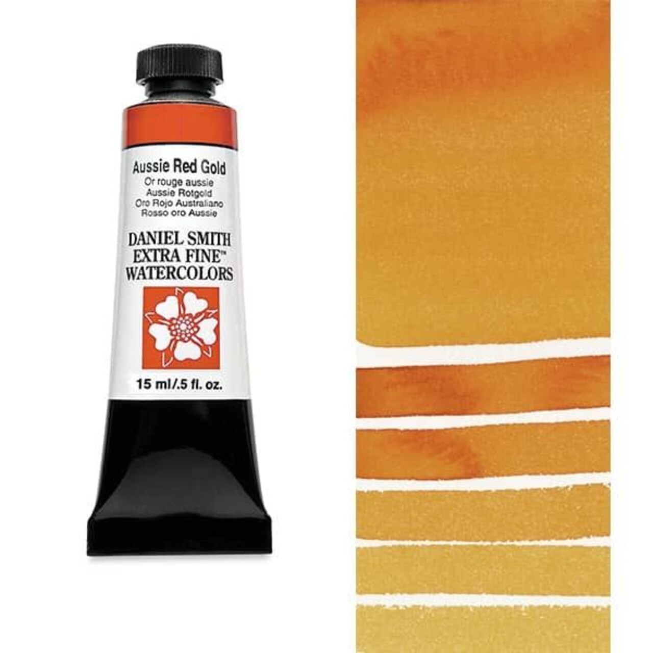Daniel Smith Extra Fine Watercolors - Aussie Red Gold, 5 ml Tube